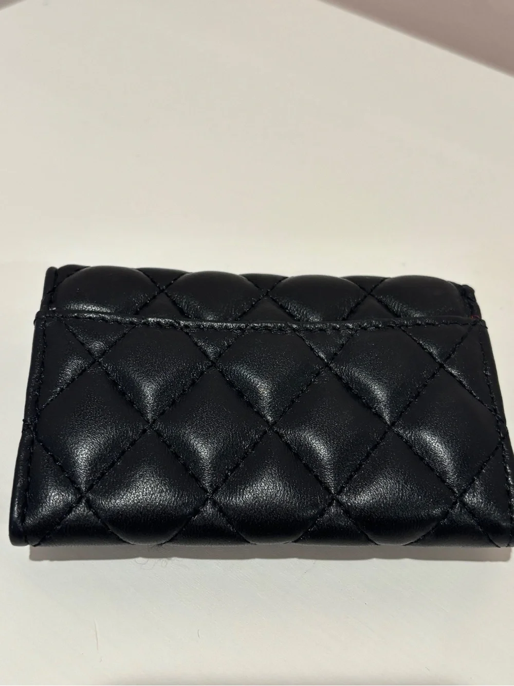 Quilted Black Wallet